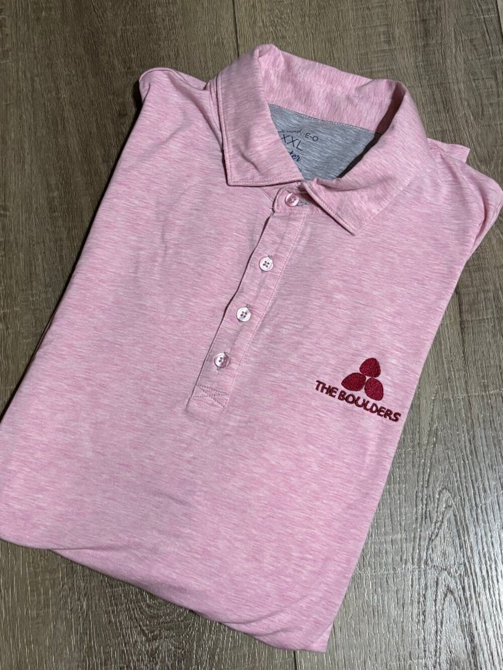 Johnnie-O Linxter Golf Polo Men's XXL Pink The Boulders Scottsdale